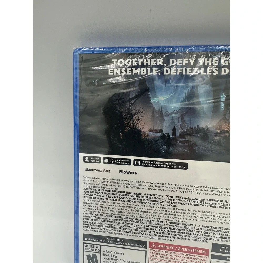 Dragon Age The Veilguard PS5 New Sealed‎ BioWare RPG 2024 Electronic Arts